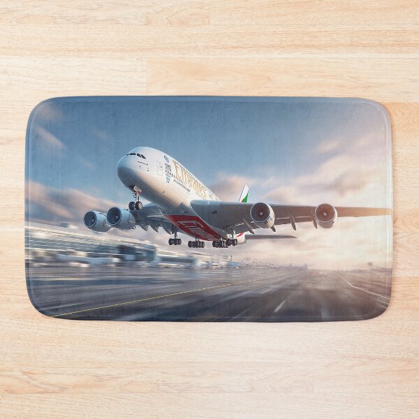 Item preview, Emirates Long Haul A380 Taking Off with Engines Roaring designed and sold by Skyframe Aviation.