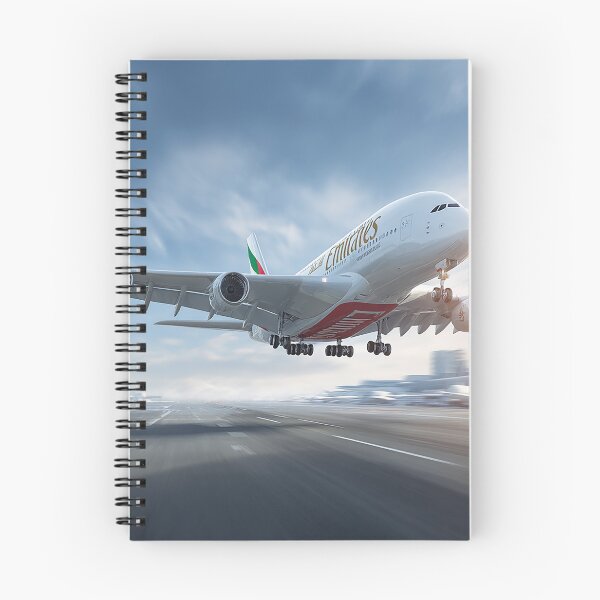 Item preview, Emirates Airbus A380 Lifting Into Clear Skies at Dubai International designed and sold by Skyframe Aviation.
