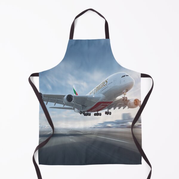 Item preview, Emirates Airbus A380 Lifting Into Clear Skies at Dubai International designed and sold by Skyframe Aviation.
