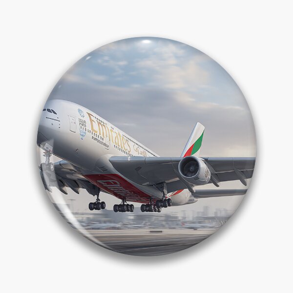 Item preview, Emirates Flagship A380 Lifting From the Runway with Engines Roaring designed and sold by Skyframe Aviation.