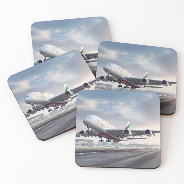 Item preview, Emirates Flagship A380 Lifting From the Runway with Engines Roaring designed and sold by Skyframe Aviation.