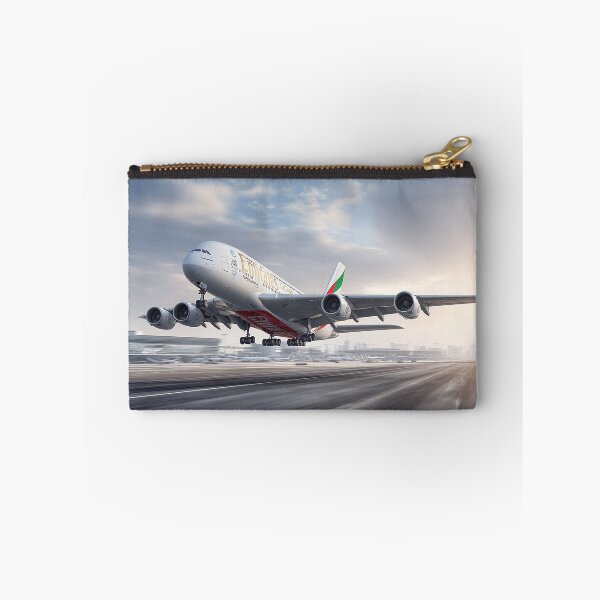 Item preview, Emirates Flagship A380 Lifting From the Runway with Engines Roaring designed and sold by Skyframe Aviation.