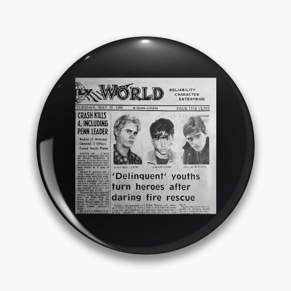 Item preview, The Outsiders Newspaper Clipping designed and sold by jerald-parsi.