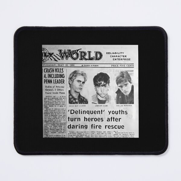 Item preview, The Outsiders Newspaper Clipping designed and sold by jerald-parsi.