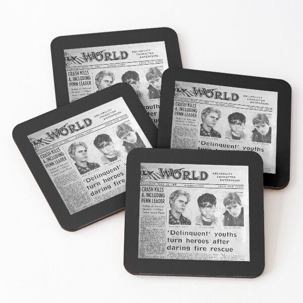 Item preview, The Outsiders Newspaper Clipping designed and sold by jerald-parsi.