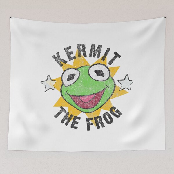 Item preview, The Muppets Retro Frog Face – Cute Green Character Artwork designed and sold by ciejkale9.