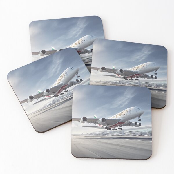 Item preview, Emirates Flagship A380 Lifting From the Runway designed and sold by Skyframe Aviation.