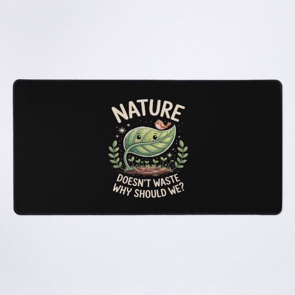 Item preview, Nature Doesn't Waste Why Should We Eco designed and sold by TechnicalSara.