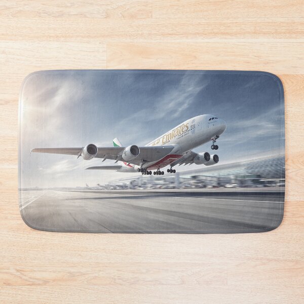 Item preview, Emirates Flagship A380 Lifting From the Runway designed and sold by Skyframe Aviation.