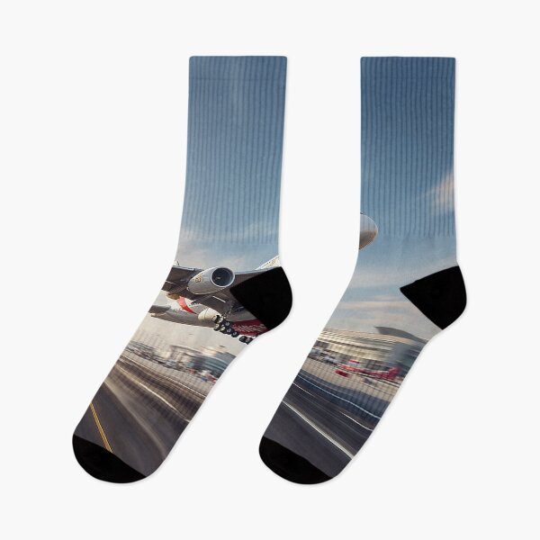 Item preview, Emirates Luxury A380 Rising Into Bright Skies with Desert Heat Rising designed and sold by Skyframe Aviation.