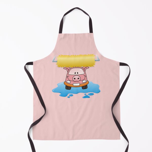 Item preview, Carwash Pig Cartoon designed and sold by sifis.