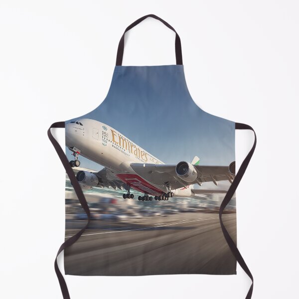 Item preview, Emirates A380 Beginning Its Ascent in Morning Glow designed and sold by Skyframe Aviation.
