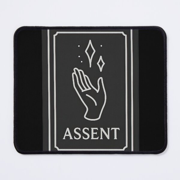 Item preview, Assent – Minimalist Stoic Hand Symbol designed and sold by jgvisualarts.