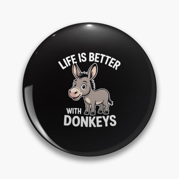 Item preview, Life Is Better With Donkeys - Donkey designed and sold by ConceptThena.