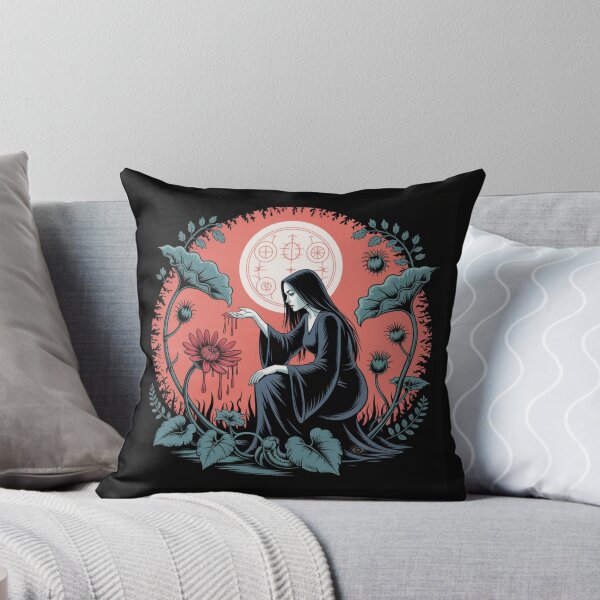 Item preview, The Witch in the Blood Moon Garden designed and sold by Lucid Dreamer Union .