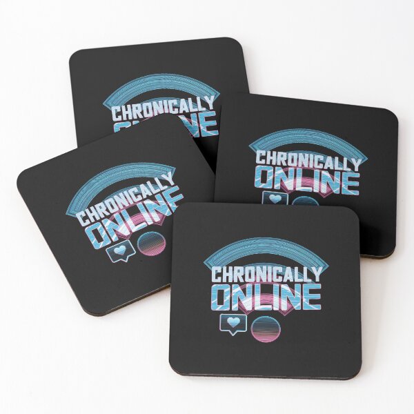 Item preview, CHRONICALLY ONLINE Synthwave WiFi Design | Digital Geek Computer Science Tech | Retro Aesthetic designed and sold by pixelpopplanet.