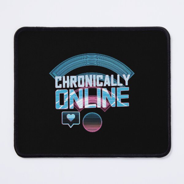 Item preview, CHRONICALLY ONLINE Synthwave WiFi Design | Digital Geek Computer Science Tech | Retro Aesthetic designed and sold by pixelpopplanet.