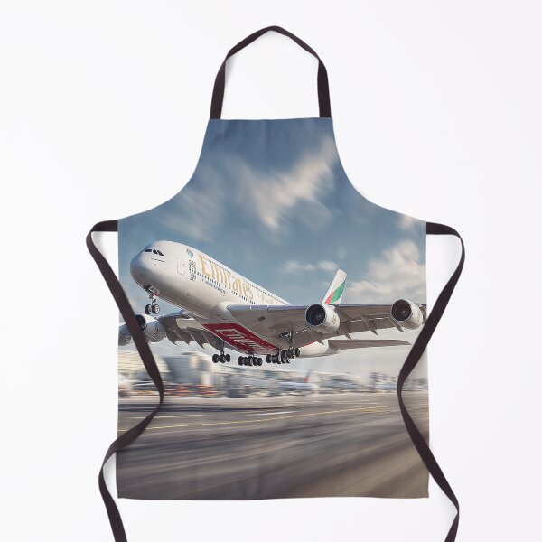 Item preview, Emirates Long Haul A380 Beginning Its Ascent with Desert Heat Rising designed and sold by Skyframe Aviation.