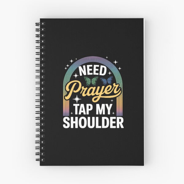 Item preview, Need Prayer Tap My Shoulder Faith Message designed and sold by TechnicalSara.
