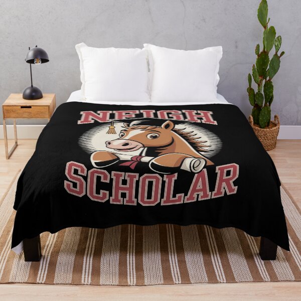 Item preview, Neigh Scholar Horse Equestrian novelty designed and sold by TechnicalSara.