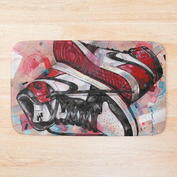 Item preview, Nike Air Jordan 1 black toe upside down designed and sold by GalleryKauffeld.