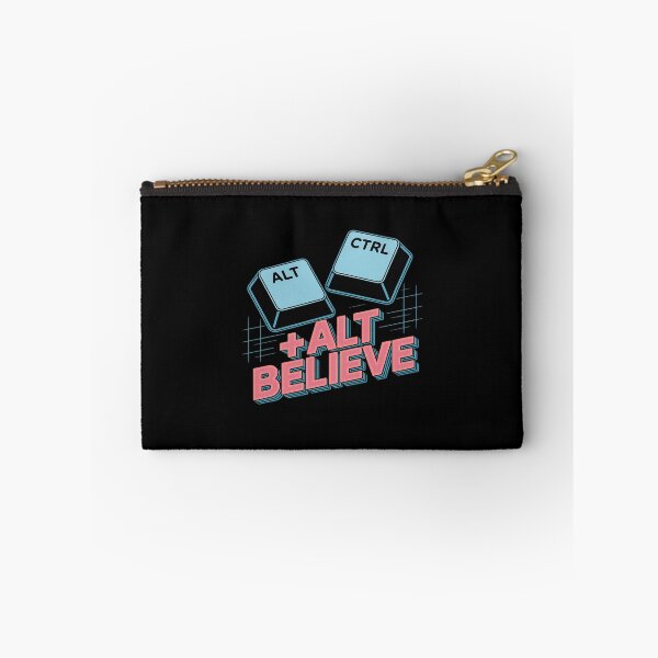 Item preview, Neon Arcade Ctrl + Alt + Believe Pun designed and sold by TechnicalSara.