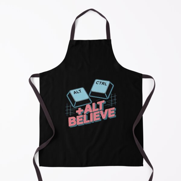 Item preview, Neon Arcade Ctrl + Alt + Believe Pun designed and sold by TechnicalSara.