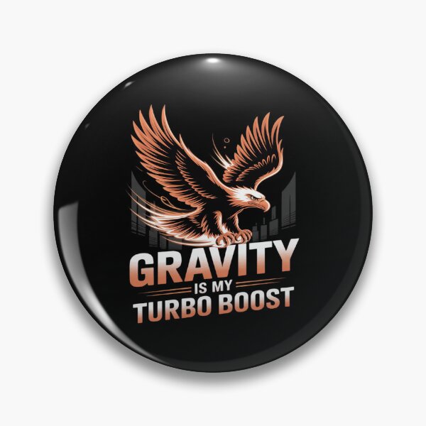 Item preview, Neon Eagle Gravity Is My Turbo Boost Trucker Driver designed and sold by TechnicalSara.