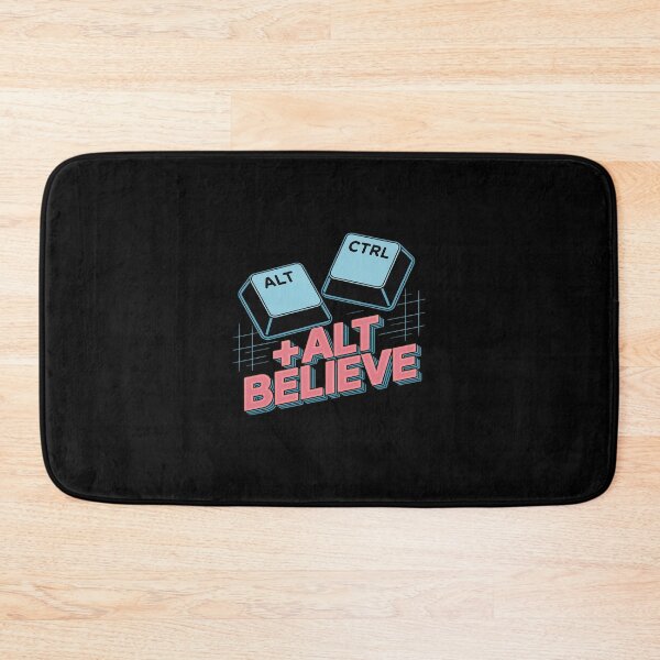 Item preview, Neon Arcade Ctrl + Alt + Believe Pun designed and sold by TechnicalSara.