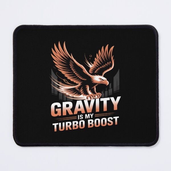 Item preview, Neon Eagle Gravity Is My Turbo Boost Trucker Driver designed and sold by TechnicalSara.