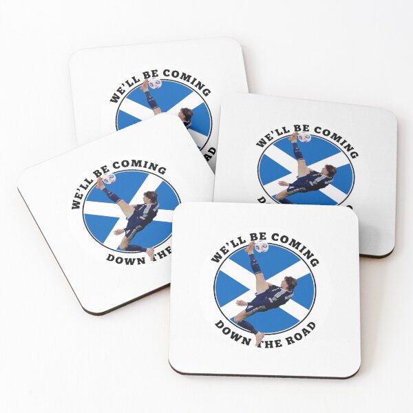 Item preview, Scotland We'll Be Coming Down The Road Scottish Fan designed and sold by Gala-Zae.