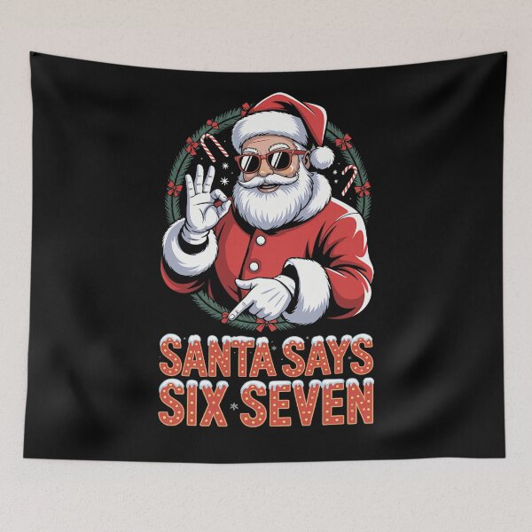 Item preview, Claus Seven Santa Six Says Retro Happy Santa Holiday Bruh designed and sold by ChadnoSmith.