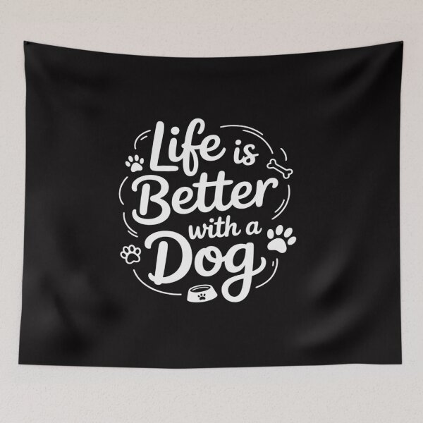 Item preview, Life Is Better With A Dog - Dog Lover Dog Owner designed and sold by CareTopping.