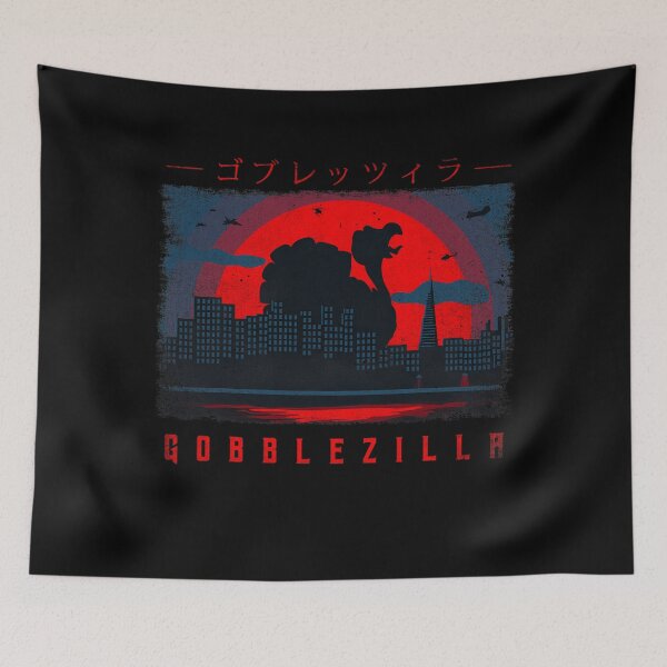 Item preview, Quote Retro Gobblezilla Happy Thanksgiving Style Humor Funny designed and sold by nguyenconguan80.