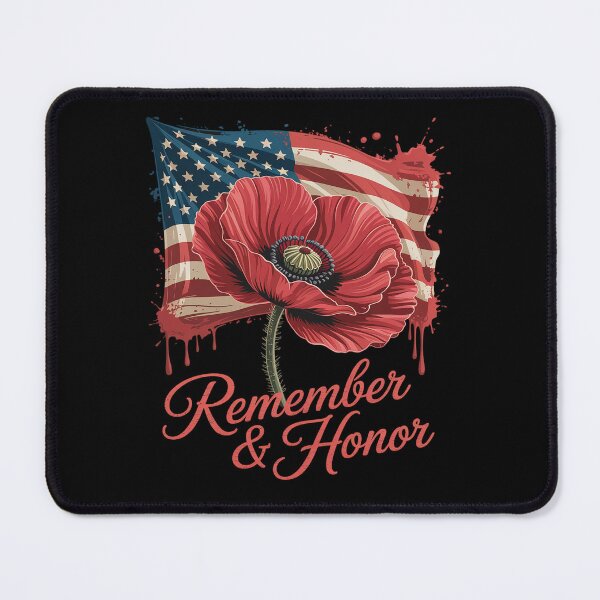 Item preview, Veterans Day Memorial Day Red Flower designed and sold by HeinzanoWeno.