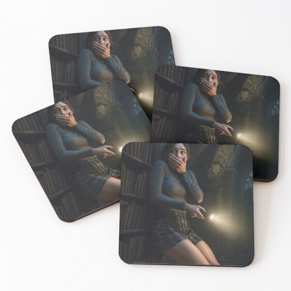 Item preview, Brunette in a miniskirt frighten   designed and sold by CathryneDelamort.