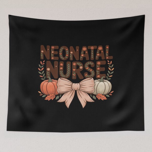 Item preview, Neonatal Nurse Coquette Bow Pumpkin Autumn Fall Thanksgiving designed and sold by TechnicalSara.
