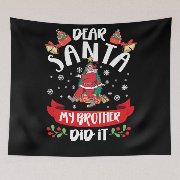 Item preview, My Funny Santa Retro Dear Holiday It Did Brother Christmas Vintage designed and sold by MediarMedic.