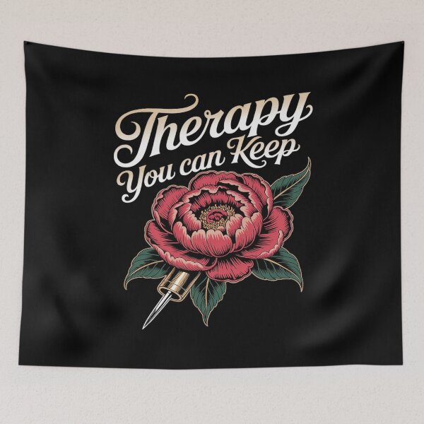 Item preview, Neotraditional Tattoo Flash Rose Floral Peony, Tattoo Artist designed and sold by TechnicalSara.