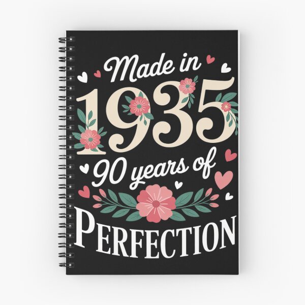 Item preview, Cute 90 Year Old Made In 1935 Floral 90th Birthday  designed and sold by InspiredFoul.