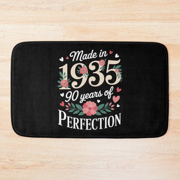 Item preview, Cute 90 Year Old Made In 1935 Floral 90th Birthday  designed and sold by InspiredFoul.
