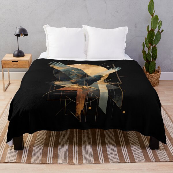 Item preview, Eagle in Flight with Geometric Design designed and sold by Pir8prints.
