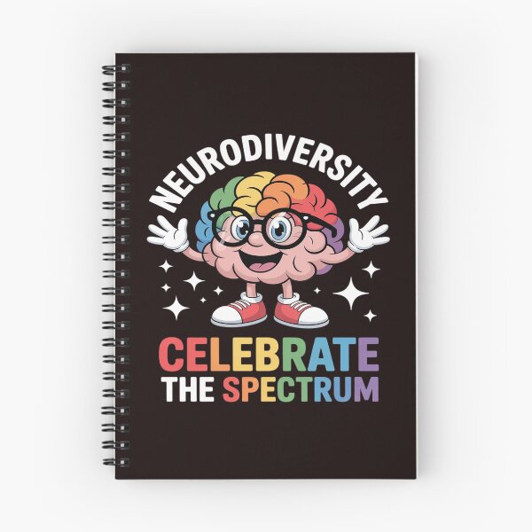 Item preview, Neurodiversity Brain Celebrate The Spectrum designed and sold by TechnicalSara.