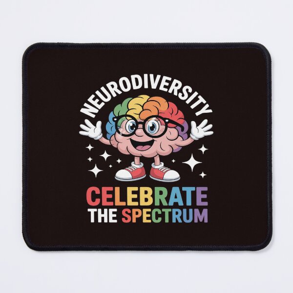 Item preview, Neurodiversity Brain Celebrate The Spectrum designed and sold by TechnicalSara.