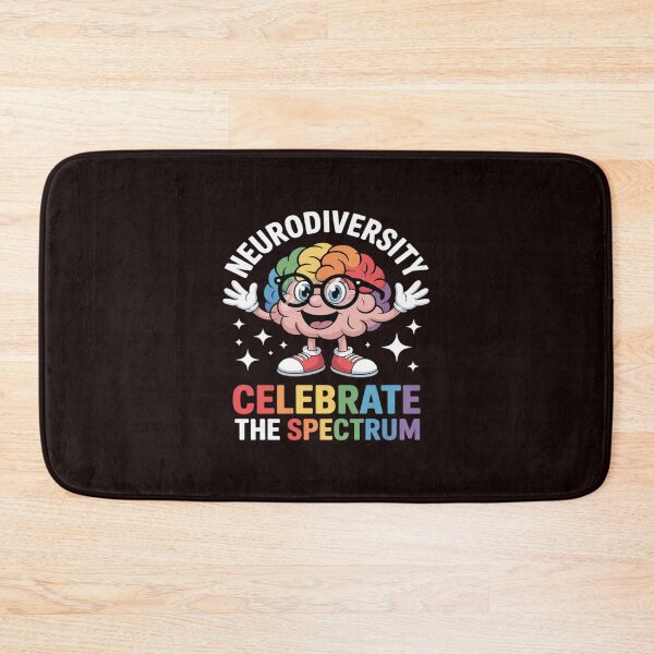 Item preview, Neurodiversity Brain Celebrate The Spectrum designed and sold by TechnicalSara.