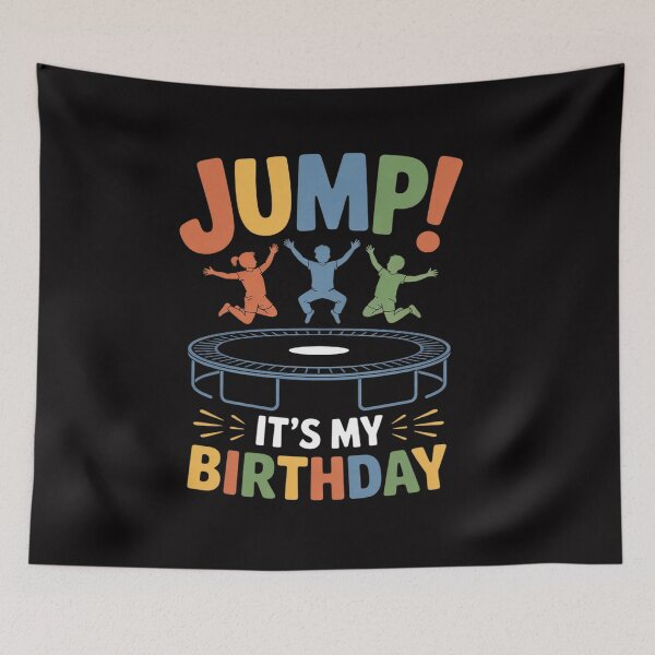 Item preview, Jump It's My Birthday Trampolining Jumping Jumper Trampoline designed and sold by CareTopping.