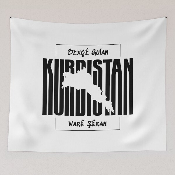 Item preview, Kurdistan map, Bexçê Gulan, Warê Şêran designed and sold by AlanMiste.