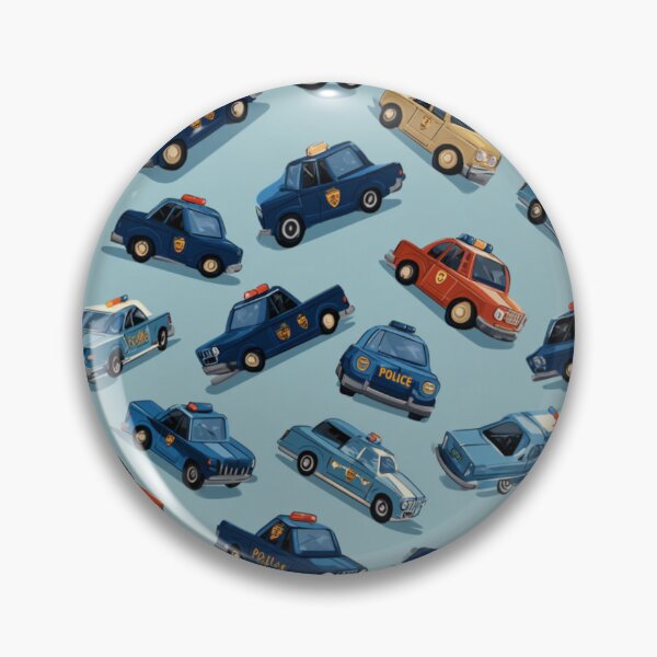 Item preview, Police cars pattern for boys  designed and sold by SmileshareShop.