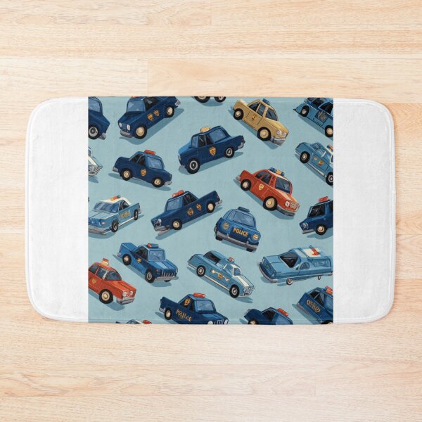 Item preview, Police cars pattern for boys  designed and sold by SmileshareShop.