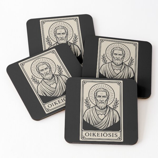 Item preview, Oikeiosis – Stoic Virtue Emblem designed and sold by jgvisualarts.